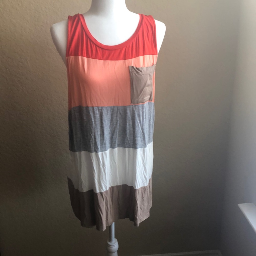 Compass Color Block Tunic